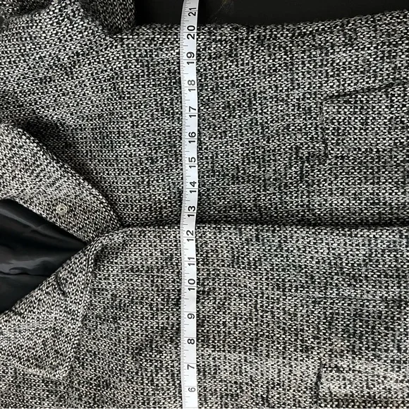 J. Crew Black and Gray Pea Coat​ - Picture 7 of 8